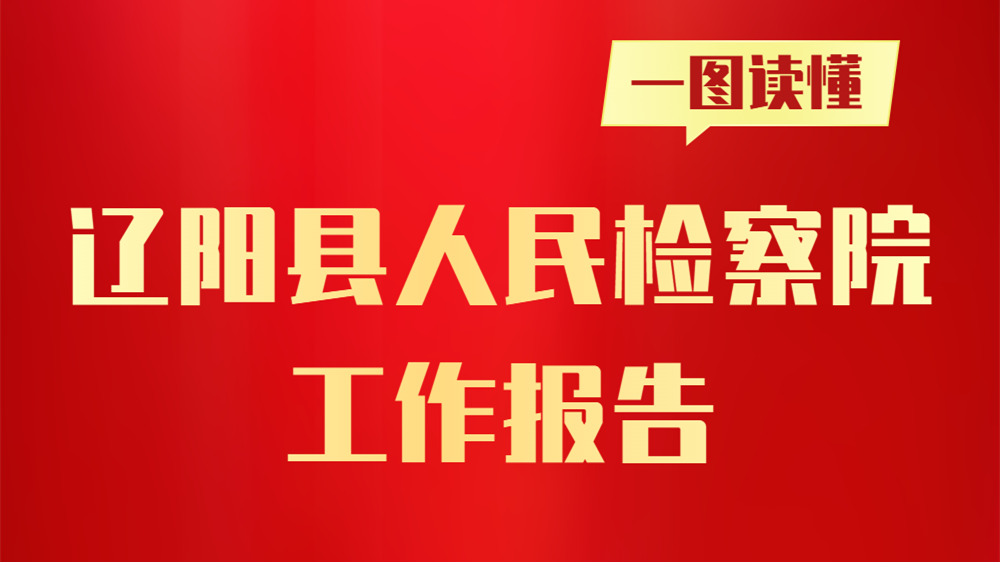 一图读懂｜辽阳县人民检察院工作报告